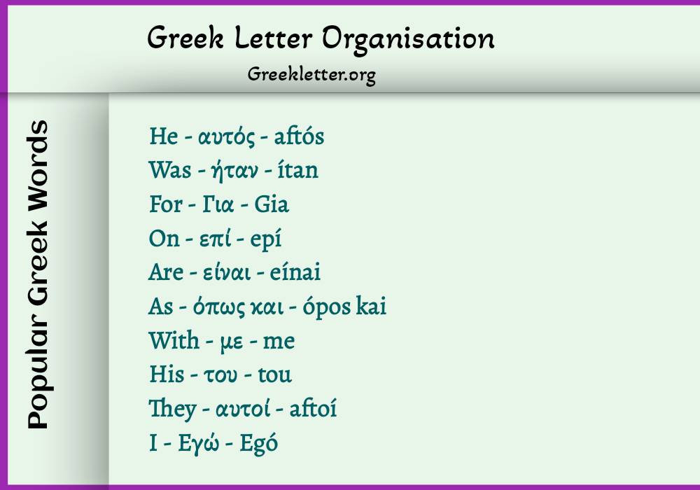 Learn The Correct Meaning Of These Popular Greek Words